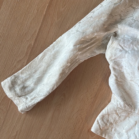 Vintage Windsor Dress cream suit skirt set XS - as is - Picture 11 of 12